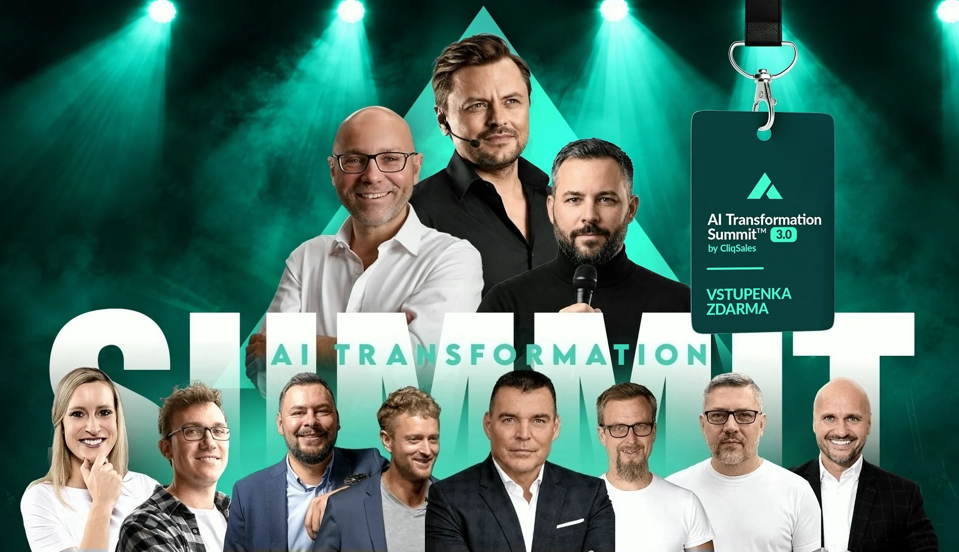 Hostitelé a řečníci AI Transformation Summitu 3.0